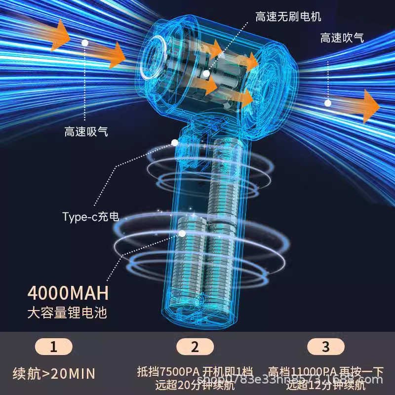 2025新款手持小型车载吸尘器超强吸力无线车用家用大功率吸尘,生活电器,随手吸/便携吸尘器,淘宝优惠券,粉丝福利购,淘宝优惠卷