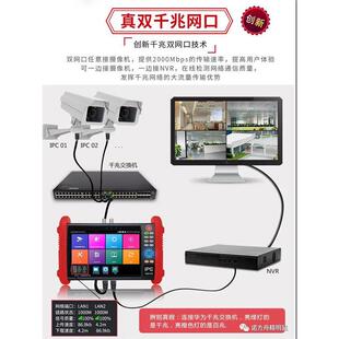 精明鼠NF-IPC712ADH多功能工程宝网络监控仪ipc同轴模拟高清视频