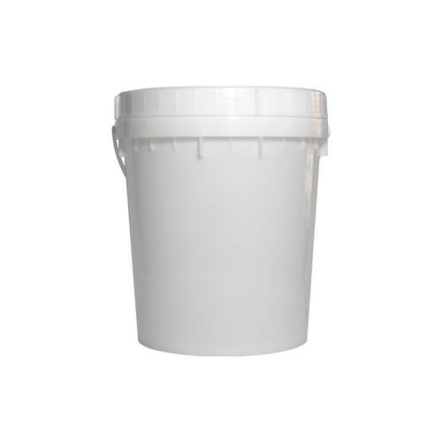 新款直销20L螺纹圆桶螺旋盖食品PP塑料桶防漏密封涂料桶厚壁桶