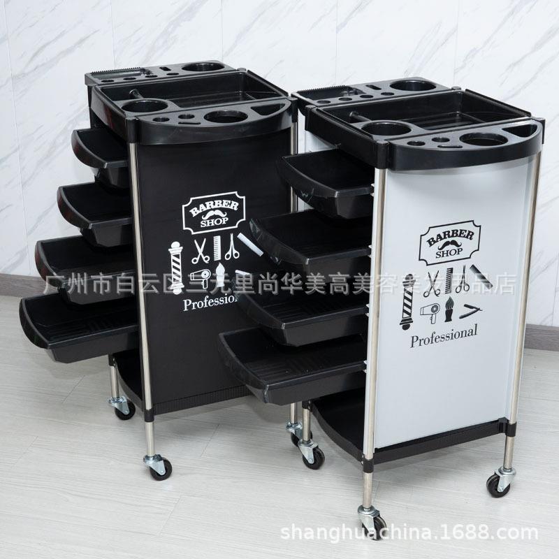 款理发店推车SF-031T跨境热销发廊车烫工具移染美发多层置物架可