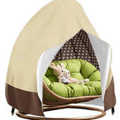 吊篮椅摇篮户外吊椅家庭摇椅懒人卧室庭院双人吊蓝罩防尘罩防水罩