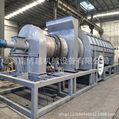 连续式碳化炉易拉罐贵金属热解炭化炉金属表面脱漆脱塑处理设备