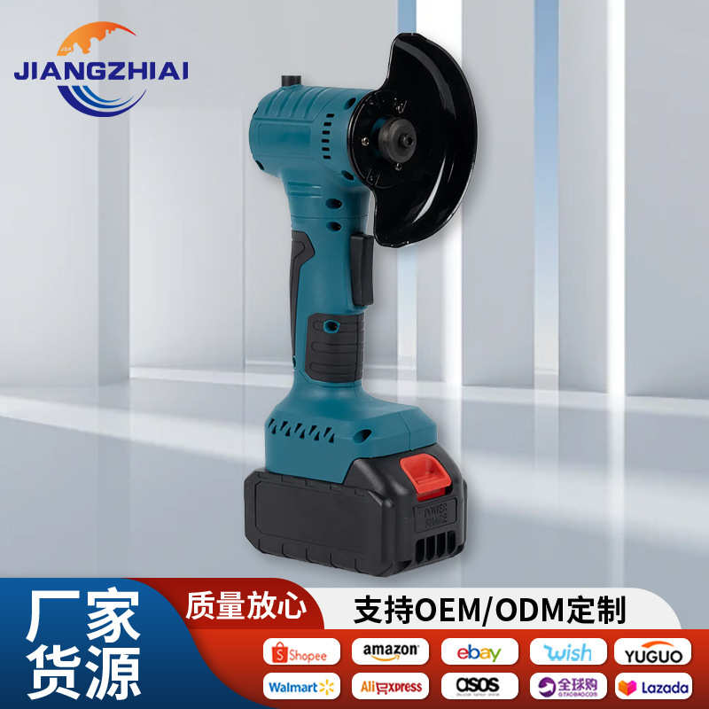 无刷小磨机头部180度可旋转 迷你角磨机充电式电动角磨机打磨机