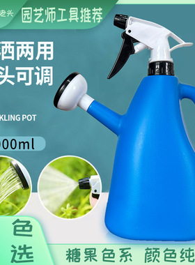 园艺浇花喷壶多肉植物瓜形喷水壶家用消毒喷壶手压式喷雾瓶洒水壶