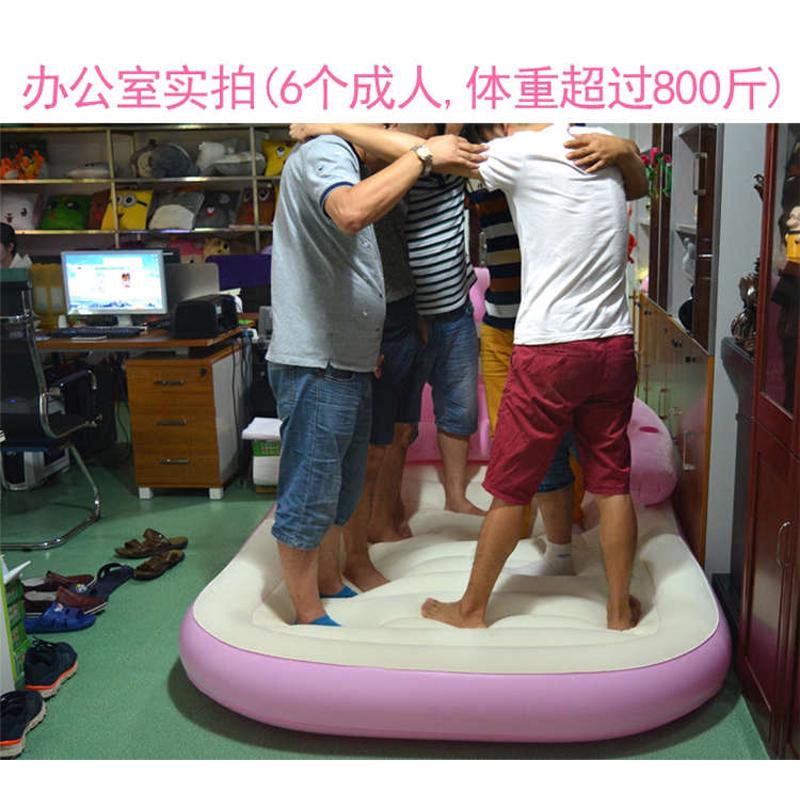 卡通充气床垫榻榻米懒人沙发床折叠单双人大软床龙猫卧室地铺儿童