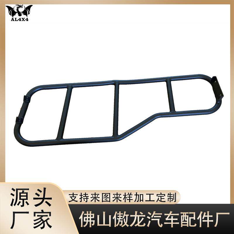 适用于吉姆尼JIMNY黑色尾梯S款铝合金行李架车用越野后备箱车顶