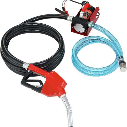 跨境热销柴油泵套装12V24V220V电动自吸煤油泵油泵油管油枪套装