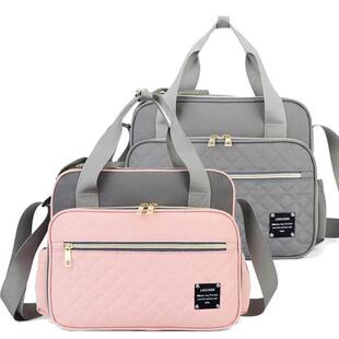 Diaper Bag Nursing Bag Mummy Maternity Nappy Pink Gray Large