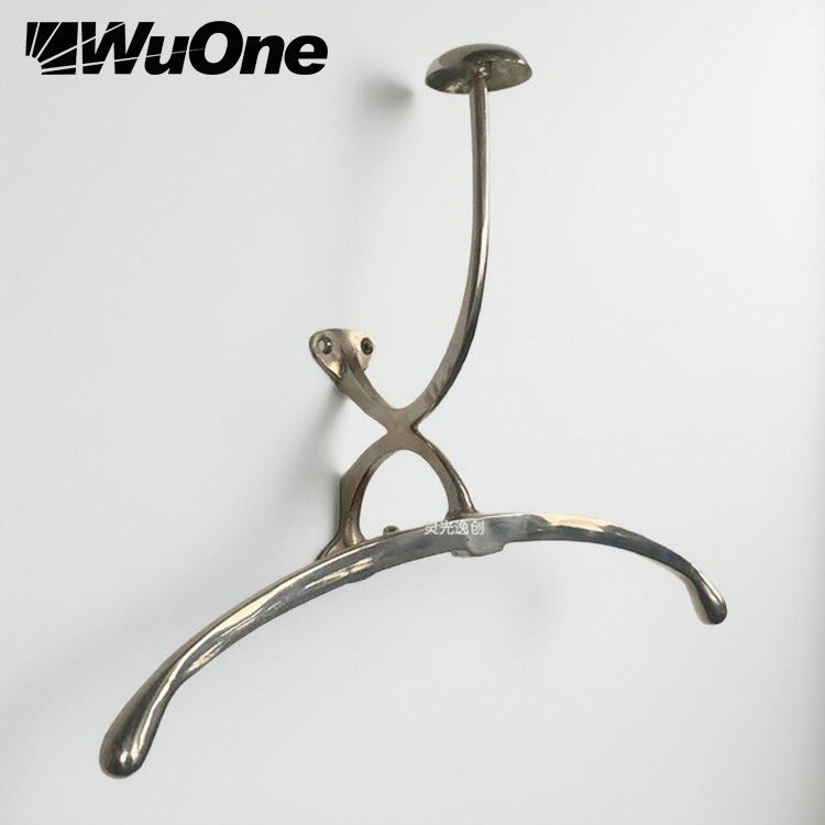 中古wuone灵光逸创 复古做旧怀旧衣帽架铜材挂钩壁饰便捷实用性强