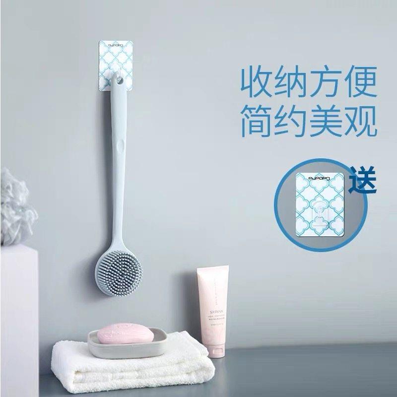硅胶搓澡神器长柄浴刷按摩刷后背搓背沐浴刷不求人软毛刷洗澡刷子