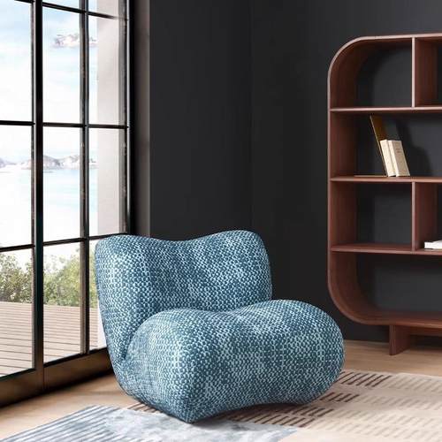 Hubba罗奇堡法式复古奶油风网红创意休闲椅客厅书房阳台单人沙发