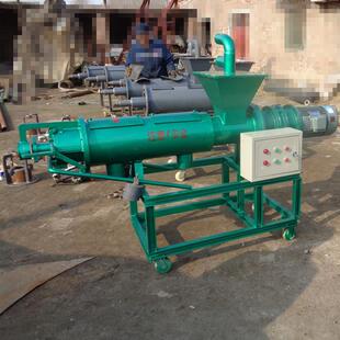 动物粪便处理设备 屠宰场毛发粪便脱水机 粪便固液分离脱水机