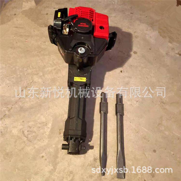 手提式风化岩破碎汽油镐工程施工用汽油破碎锤汽油冲击锤现货
