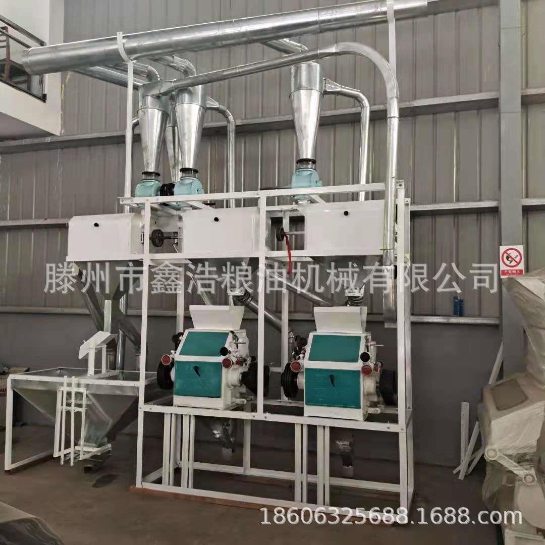 全自动玉米小麦面粉机 两组商用磨面机新型打面机