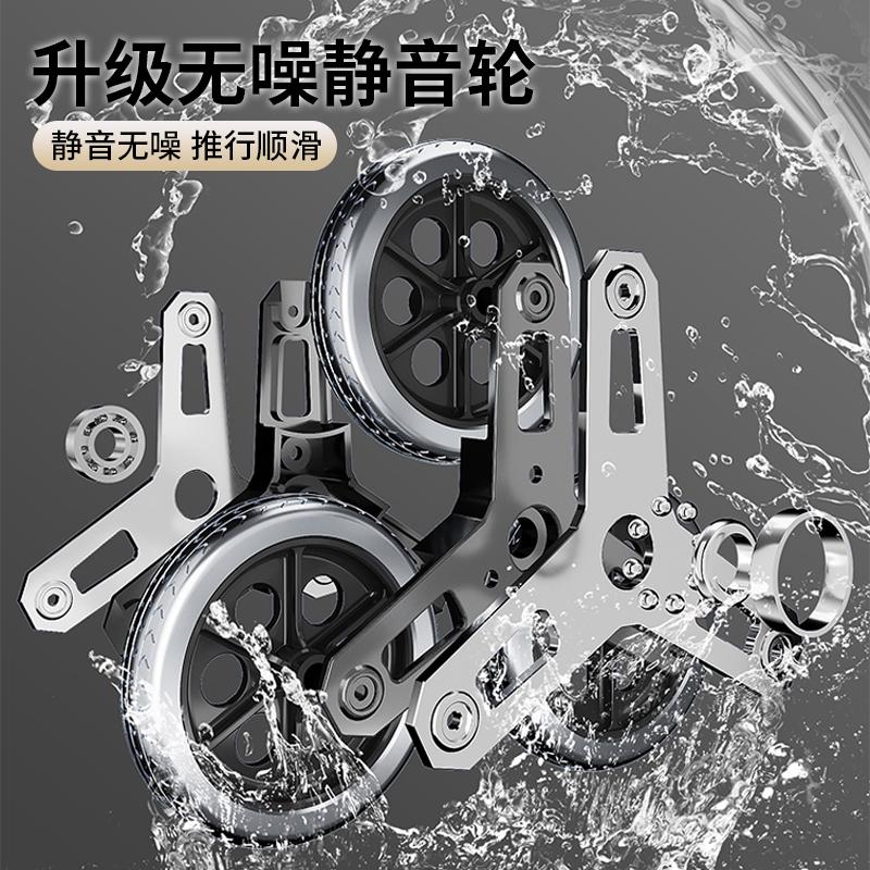 手拉车折叠便捷行李小拖车家用爬楼梯搬运拉货推车购物买菜拉杆车