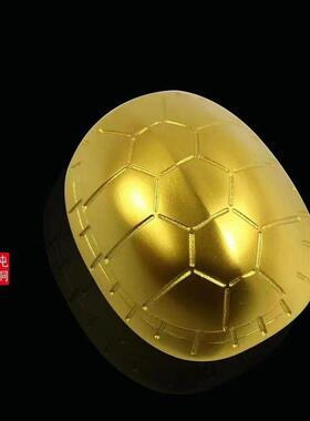 金色铜龟招财龟壳黄铜怀用品六爻用85798866工旧金具钱卦具手把件