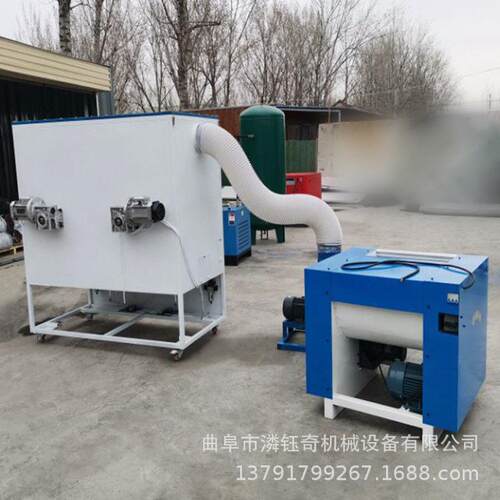 化纤棉再生棉开松机双头毛绒玩具填充机懒人沙发坐垫充棉机