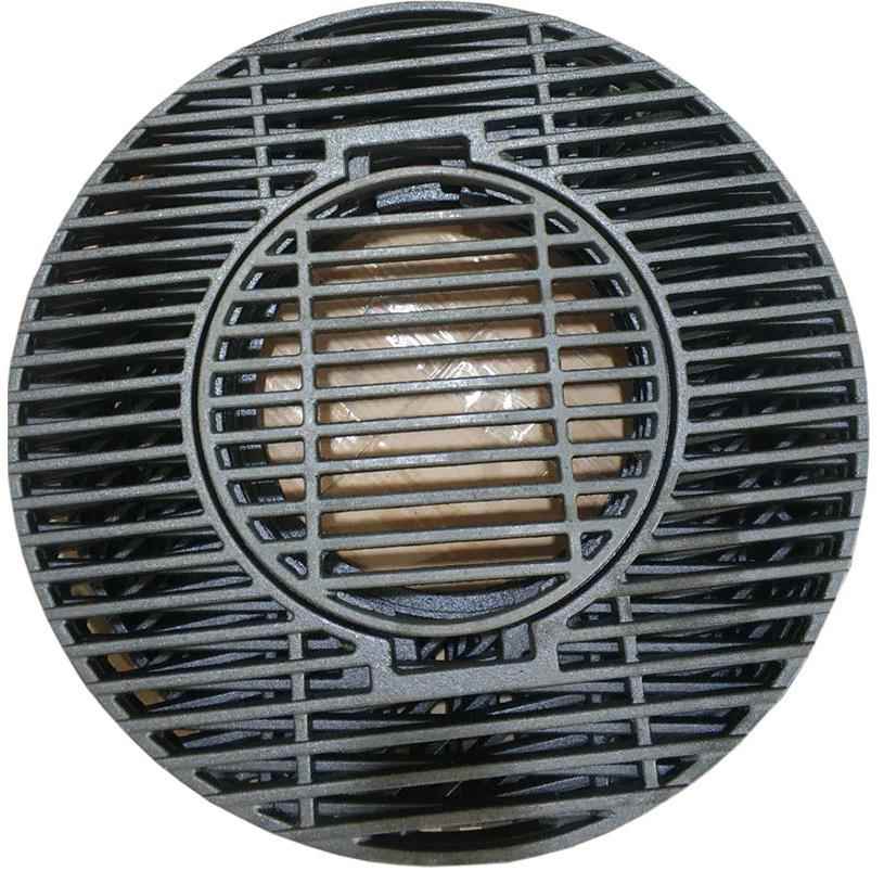 搪瓷烤网圆形烧烤铸铁烤网BBQ烧烤工具户外烧烤炉铸铁牛排烤网
