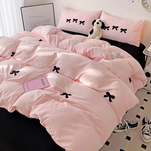 Quilt Bedsheet Bedcovers Duvet Sheets Bed Set Bedding Cover