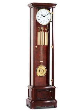 霸王机械落地钟表艺术时钟古典中式实木立钟欧式现代客厅座钟1560