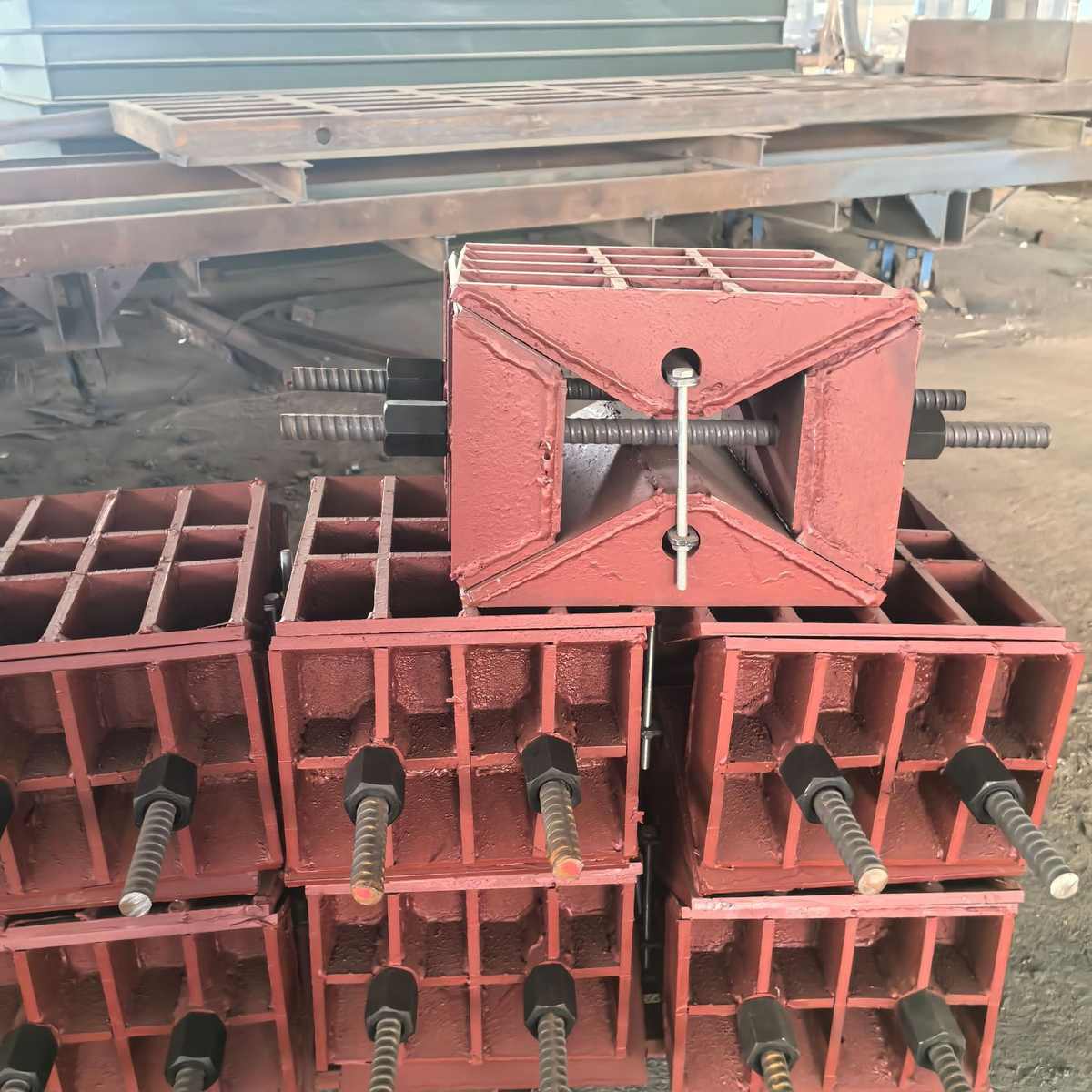 AB型卸落块桥梁卸落块桥梁卸落架模板预置梁装置可调节装配式支座