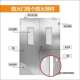 安全门视窗通道直供钢制乙级厂家双开门甲级防火门玻璃不锈钢消防