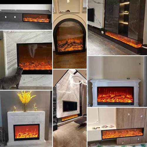 生产壁VGB炉芯美式电子式壁炉嵌式入欧装取饰仿真火焰家用暖器电
