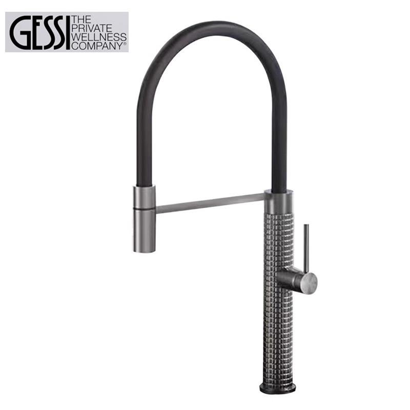 意大利GESSI捷仕冷热厨房水龙头万向防溅水可伸缩水槽洗菜盆龙头