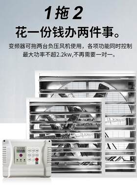 负压动风启机温592工控变频器排风扇定时开关养殖场厂仓库变频温