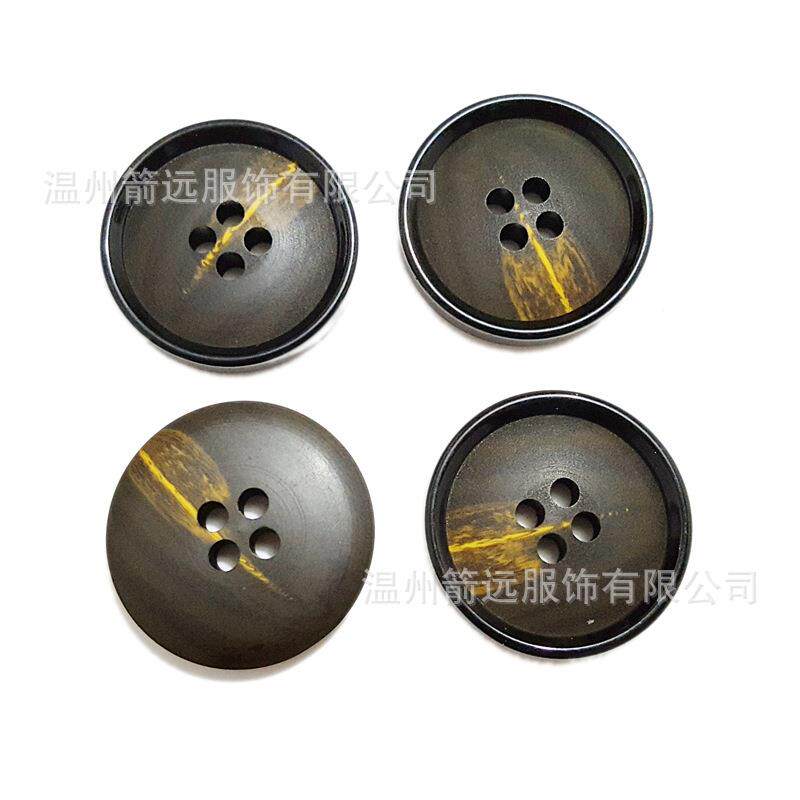 新款直销树脂纽扣哑光花纹钮扣男女毛呢大衣风衣外套时装西服西装
