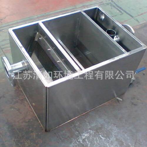 不锈钢油水分离器餐饮饭店厨房油水分离机无动力地埋式隔油池