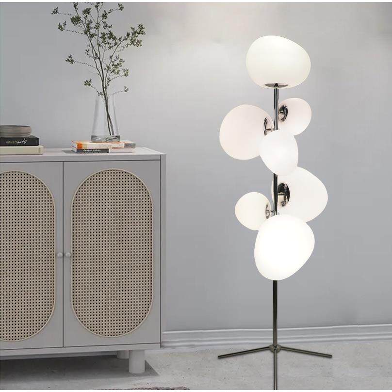 七头落地灯客厅沙发旁装饰摆件氛围灯亚克力高级感卧室灯立式台灯