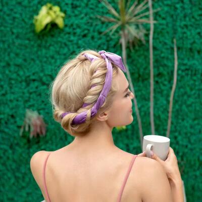 Heatless Curling Rod Headband No Heat Hair Curler Soft Lazy