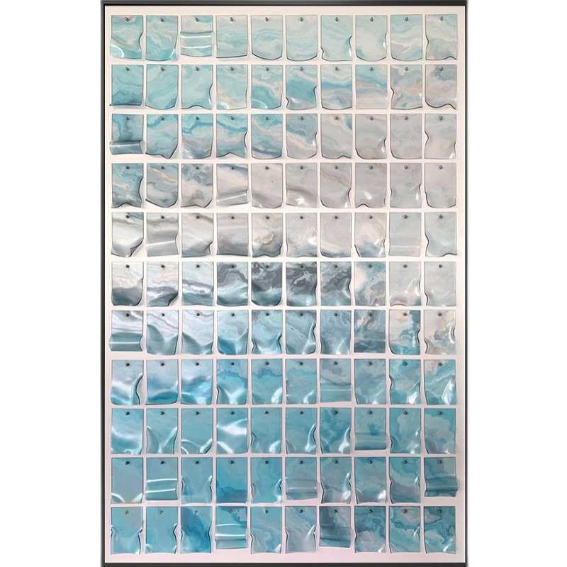 立体现代奢轻力高档壁画玄关别墅样板房亚克简约客厅挂画装饰画图片