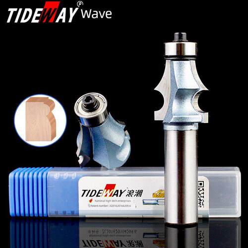 浪潮全新工业级单线刀木工刀具雕刻机床旁线硬质合金轴承锣刀