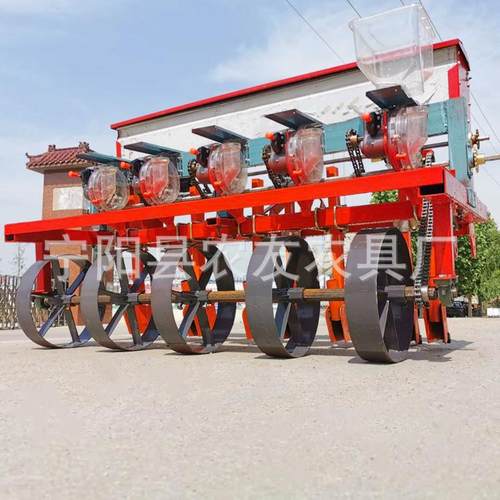 定做播种机大豆玉米花生播种施肥一体机农用种植机