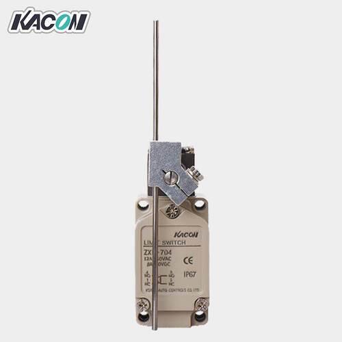现货Kacon/凯昆ZXL-704限位可调金属棒IP67防水行程开关 微动
