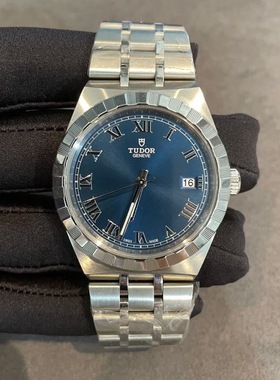 99新未使用 38mm帝舵皇家系列蓝盘M28500-0005自动机械男表正品