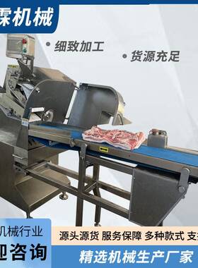 多功能肉类切割机平行式鲜肉切片切丝机鸡胸鸭胸肉猪腰子切片设备