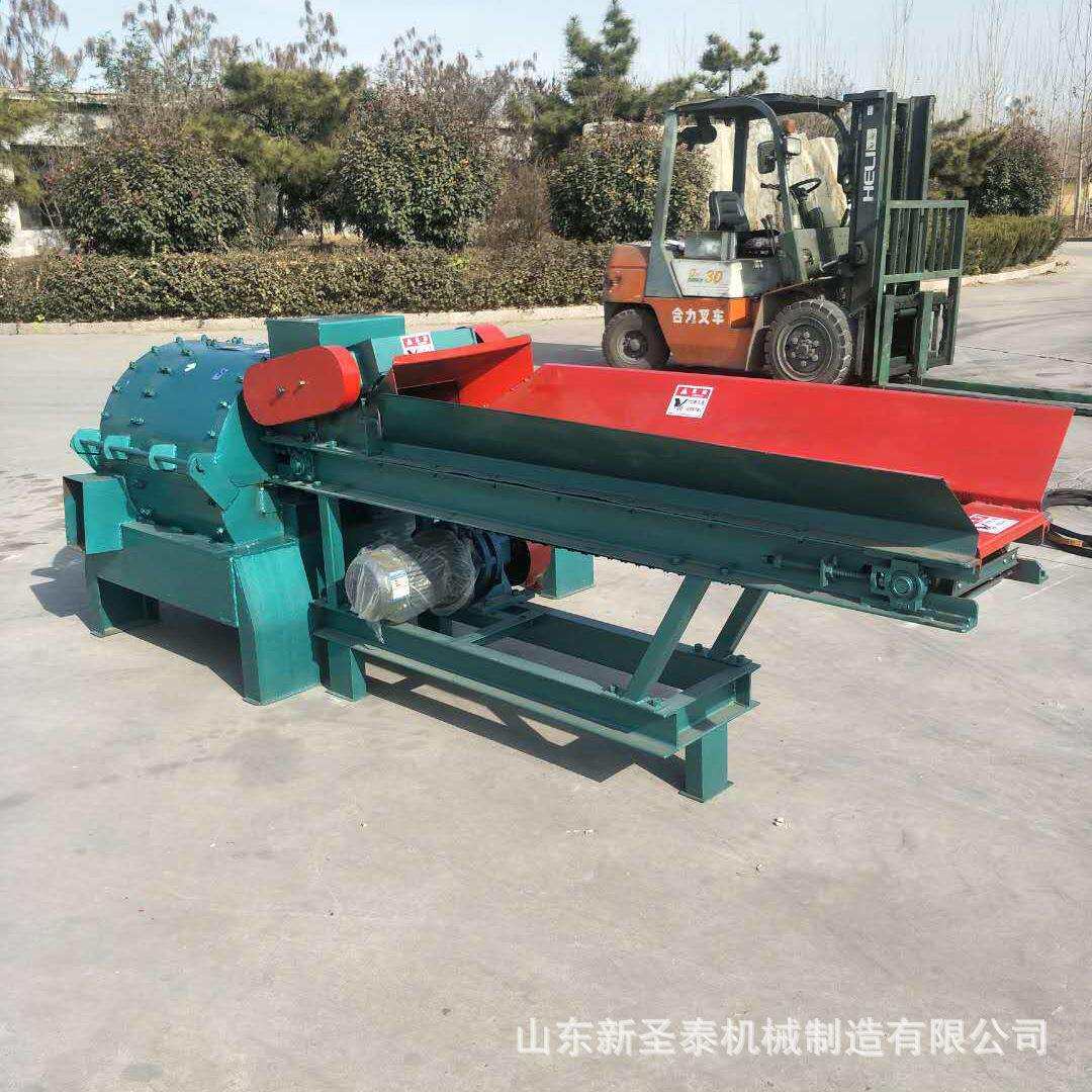 构树蛋白桑精细粉碎机视频 自动化喂猪用构树粉碎机2吨产量