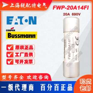 FWP-20A14FI陶瓷管保险丝 690V 20A 14X51 巴斯曼BUSSMANN熔断器