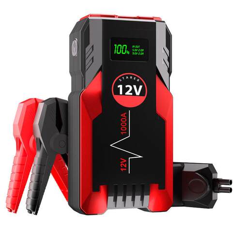 汽车应急启动电源12V启动器车载搭电宝电瓶打火启jumpstarter