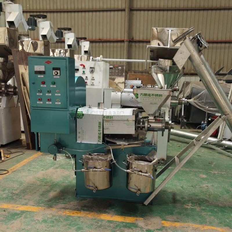 70型榨油机商用全自动压油机220V螺旋榨油机全套设备带过滤榨油机