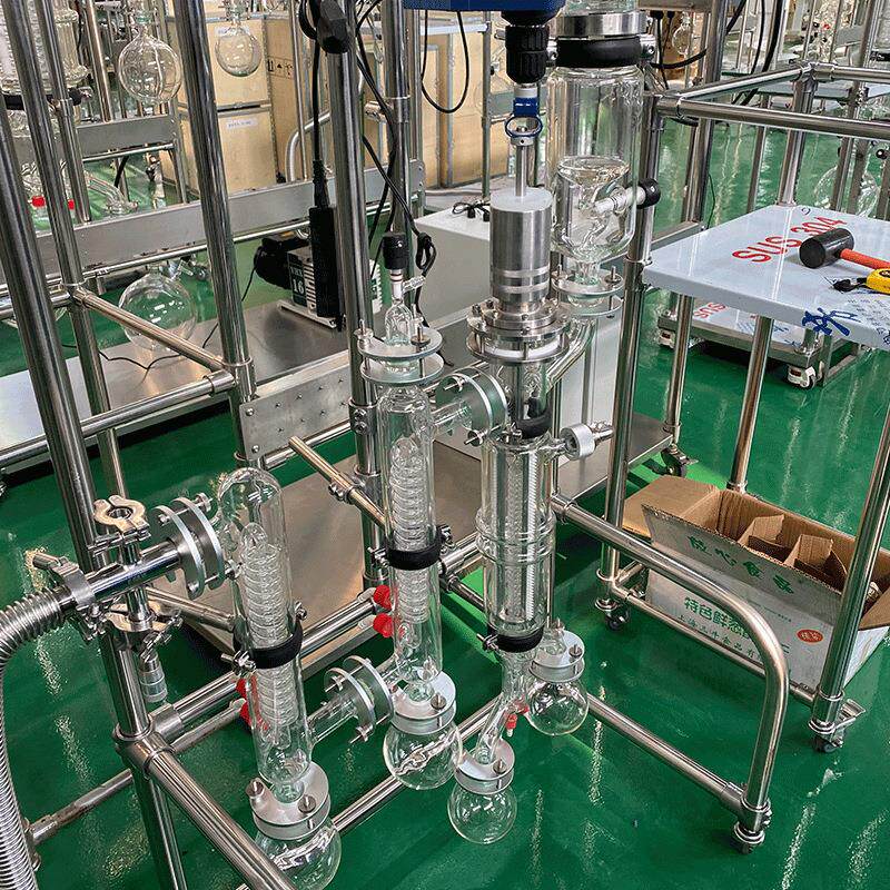分子蒸馏器植物油提纯提取实验室玻璃短程分子蒸馏器报价
