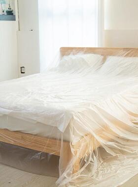 沙发料灰布防尘遮cp#25673蔽膜家具保护一次性家用装修塑防尘衣柜