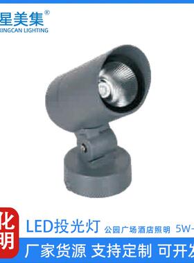 LED景观照树射灯户外防水公园庭院RGB投光灯5W10W20W30W40W