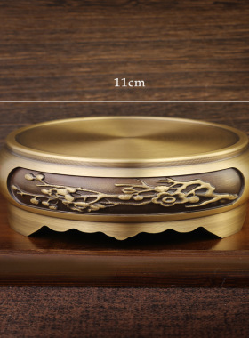 工艺品纯铜香炉底座底座装饰摆件