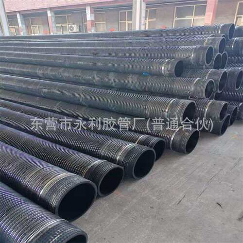 钢丝铠装高压胶管 水泥罐车用外铠卸灰管 高压耐磨胶管抽沙胶管