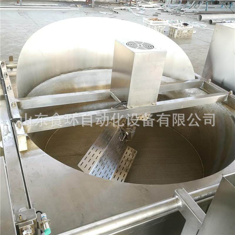 锅巴猫耳朵油炸机四喜丸子全自动油炸锅厂家售后有保障