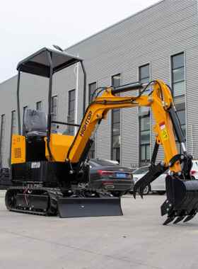 T10微型履带挖掘机 出口法HT08微挖多功能国农H用破果园工程碎机